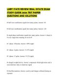 LMRT STATE REVIEW REAL ESTATE EXAM STUDY GUIDE 2026 TEST PAPER QUESTIONS AND SOLUTIONS