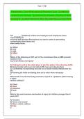   Paramedic Care Principles & Practice Quiz  Questions   Latest Exam Solved  Questions & Answers Verified 100&percnt;   Graded A&plus; &lpar;Latest Version&rpar; Well Revised Guarantee Pass