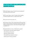 CCIM 101 FINAL PAPER 2026 QUESTIONS WITH ANSWERS GRADED A&plus;