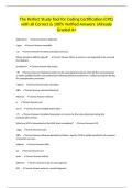 The Perfect Study Tool for Coding Certification &lpar;CPC&rpar; with all Correct & 100&percnt; Verified Answers &vert;Already Graded A&plus;
