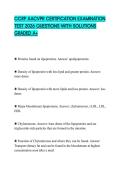 CCRP AACVPR CERTIFICATION EXAMINATION TEST 2026 QUESTIONS WITH SOLUTIONS GRADED A&plus;