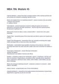 MBA 706&period; Module -5&period; Questions and Answers 100&percnt; Solved