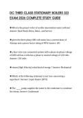 DC THIRD CLASS STATIONARY BOILERS 323 EXAM 2026 COMPLETE STUDY GUIDE