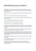 MBA706 Minseong Kim&period; Module 1&period; Questions and Answers Graded A&plus;