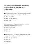 DC THIRD CLASS STATIONARY BOILERS 323 EXAM 2026 FULL REVIEW AND STUDY COMPENDIUM