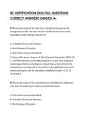 DE CERTIFICATION 2026 FULL QUESTIONS CORRECT ANSWERS GRADED A&plus;