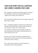 LOMA EXAM SCRIPT 2026 FULL QUESTIONS AND CORRECT ANSWERS STUDY GUIDE