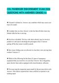 CDL PASSENGER ENDORSEMENT EXAM 2026 QUESTIONS WITH ANSWERS GRADED A&plus;