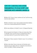 CDW 110V CABOODLE DATA MODEL FUNDAMENTALS 170 EXAM SCRIPT 2026 QUESTIONS WITH ANSWERS GRADED A&plus;