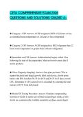 CETA COMPREHENSIVE EXAM 2026 QUESTIONS AND SOLUTIONS GRADED A&plus;