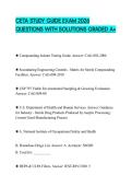 CETA STUDY GUIDE EXAM 2026 QUESTIONS WITH SOLUTIONS GRADED A&plus;