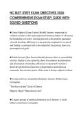 NC BLET STATE EXAM OBJECTIVES 2026 COMPREHENSIVE EXAM STUDY GUIDE WITH SOLVED QUESTIONS