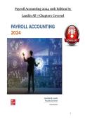 Payroll Accounting 2024 Test Bank 10th Edition &lpar;2026&rpar; &ndash; Landin