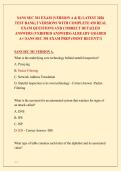 SANS SEC 301 EXAM &lpar;VERSION A & B&rpar; LATEST 2026 TEST BANK&vert; 2 VERSIONS WITH COMPLETE 450 REAL EXAM QUESTIONS AND CORRECT DETAILED ANSWERS &lpar;VERIFIED ANSWERS&rpar; ALREADY GRADED A&plus;&vert; SANS SEC 301 EXAM PREP &lpar;MOST RECENT&excl;&excl;&rpar;