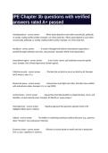 IPE Chapter 3b questions with verified answers rated A&plus; passed