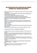 ME 530 NEW EXAM STUDY QUESTIONS AND CORRECT ANSWERS 100&percnt; VERIFIED 2026 UPDATE&excl;&excl;