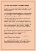 NSG 5000 South University -NSG 5000 - Quiz 5 Questions With Complete Solutions