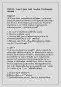 NSG 252 - Exam &num;2 Study Guide Questions With Complete Solutions