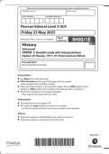 2025 9HI0&sol;1E Paper 1E Question Paper  Edexcel History 2025 June QP  Pearson Edexcel 9HI0‑1E 2025 Exam Paper PDF