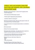 CARDIAC VASCULAR NURSING EXAM PREP QUESTIONS AND ANSWERS 2026 CONFIRMED PASS SUPPORT GUIDE