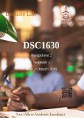 DSC1630 Assignment 2 2026 Semester 1 Due 25 March 2026