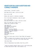 HEARTCODE BLS 2025 QUESTIONS AND CORRECT ANSWERS