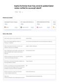Sophos Technician Exam fully solved & updated &lpar;latest version verified for accuracy&rpar;&vert; Latest&excl;&excl;