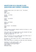 WRITTEN TEST &semi; AHA ACLS EXAM 2025 REAL EXAM QUESTIONS AND CORRECT ANSWERS