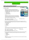 Test Bank &ndash; Medical-Surgical Nursing&comma; 8th Edition Author&colon; Mary Ann Linton &vert;&colon; Complete &vert;2025&sol;2026 Academic year-LPN&sol;LVN Medical-Surgical Nursing Test Bank 8th Edition