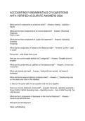ACCOUNTING FUNDAMENTALS CFI QUESTIONS WITH VERIFIED ACCURATE ANSWERS 2026