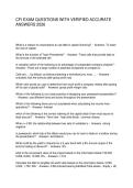 CFI EXAM QUESTIONS WITH VERIFIED ACCURATE ANSWERS 2026