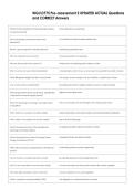 WGU D775 Pre-assessment 2 UPDATED ACTUAL Questions  and CORRECT Answers 