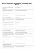 WGU D775 Pre-assessment 1 UPDATED ACTUAL Questions and CORRECT  Answers