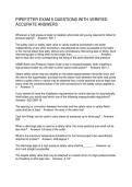 PIPEFITTER EXAM 5 QUESTIONS WITH VERIFIED ACCURATE ANSWERS