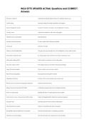 WGU D775 UPDATED ACTUAL Questions and CORRECT  Answers