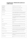 D775 WGU Section 1 UPDATED ACTUAL Questions and  CORRECT Answers 