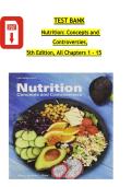 Test Bank for Nutrition&colon; Concepts and Controversies&comma; Fifth Edition by Leonard Pich&eacute;&comma; Frances Sizer & Ellie Whitney &mdash; Latest Update 2026 &bull; A&plus; Exam Prep