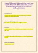 Exam 2&colon; NUR2063 &sol; NUR 2063 &lpar;Latest 2026 &sol; 2027 Update&rpar; Essentials of Pathophysiology &vert; Review Guide Questions and Answers &vert;&period;&period;