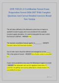 ONE YIELD v2 Certification Newest Exam  Preparation Newest 2026-2027 With Complete  Questions And Correct Detailed Answers&vert; Brand  New Version