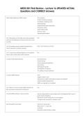 MEDS 581 Final Review - Lecture 16 UPDATED ACTUAL  Questions and CORRECT Answers