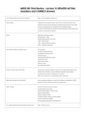 MEDS 581 Final Review - Lecture 15 UPDATED ACTUAL  Questions and CORRECT Answers 