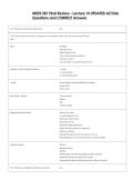 MEDS 581 Final Review - Lecture 14 UPDATED ACTUAL  Questions and CORRECT Answers 