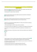 NR 293 Edapt Professional Identity Exam Questions with Correct Answers&vert; 2025&sol;2026 Latest  Update