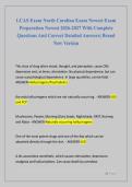 LCAS Exam North Carolina Exam Newest Exam  Preparation Newest 2026-2027 With Complete  Questions And Correct Detailed Answers&vert; Brand  New Version