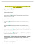 NR566-Advanced Pharmacology for Care of the Family Exam Questions and Answers 100&percnt;  Verified