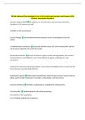 NR 566-Advanced Pharmacology for Care of the Family Exam Questions and Answers 100&percnt;  Verified