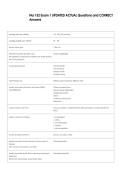 Nur 152 Exam 1 UPDATED ACTUAL Questions and CORRECT  Answers 