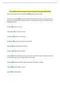 NSG 120 Midterm Exam Questions with Correct Answers&vert; New Update 