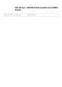 NSG555  Bundled Exam Questions WITH  CORRECT Answers