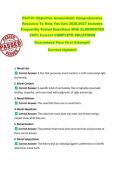 Phil101 Objective Assessment Comprehensive  Resource To Help You Ace 2026-2027 Includes  Frequently Tested Questions With ELABORATED  100&percnt; Correct COMPLETE SOLUTIONS  Guaranteed Pass First Attempt&excl;&excl;  Current Update&excl;&excl; 